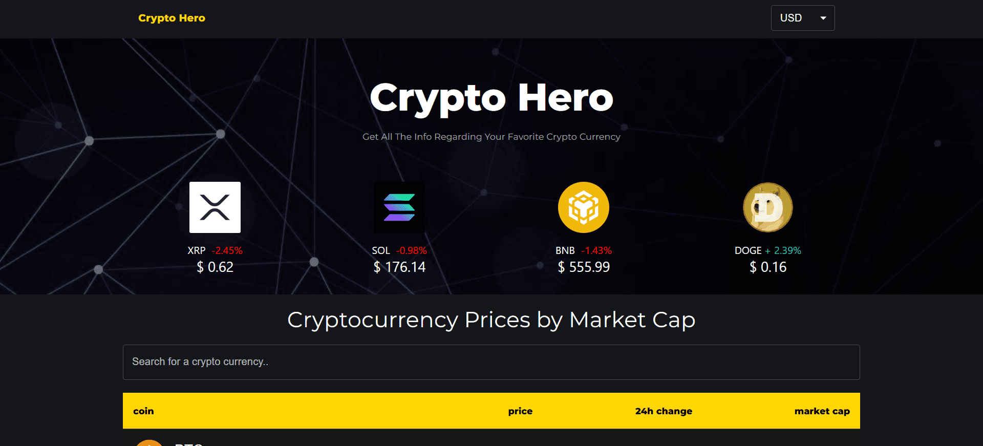 Crypto Tracker